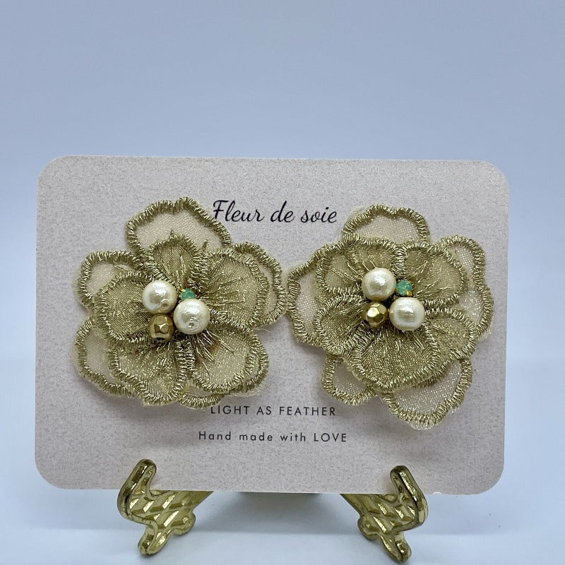 Beautiful Lace Flower earrings. Best gifts for her. Best gifts for mum. Best anniversary gift for her. Best anniversary gift for wife. Best birthday gift for her. Best valentine’s gift for wife. Best Christmas gift for her. Best Christmas gift for teacher. Flower earrings. Beautiful flower earrings. Comfortable earrings. Wedding earrings.