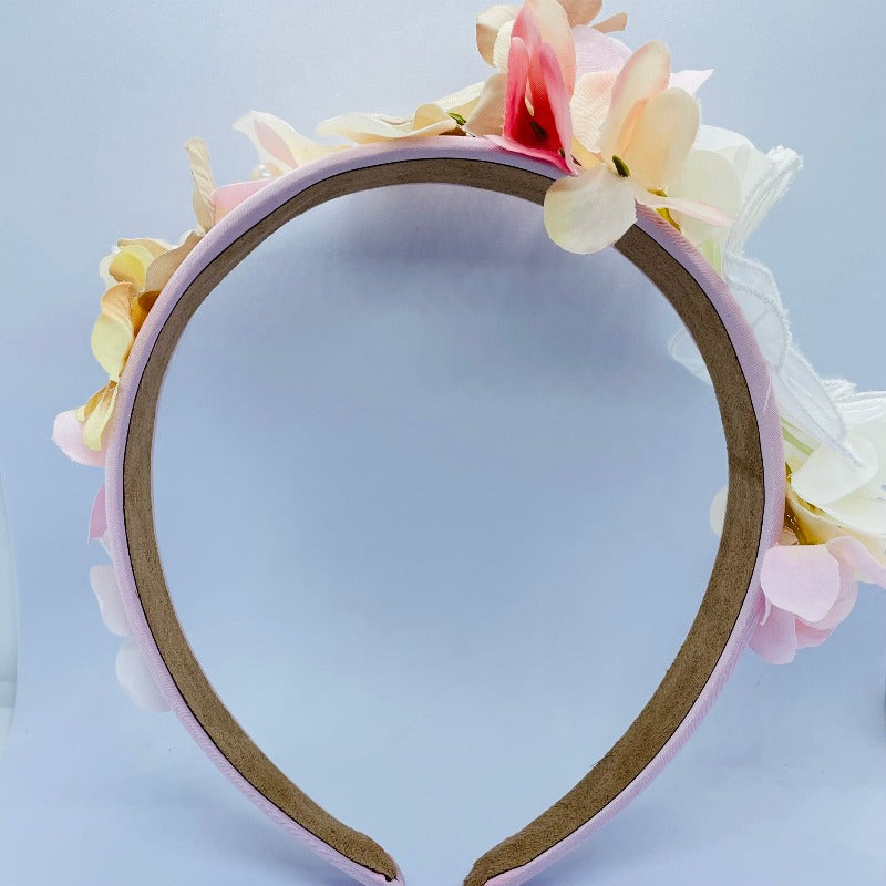 Romantic Flower Hairband (Pink)